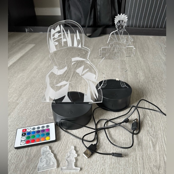 LED Anime Figure Display Stand with Remote - Picture 2 of 3